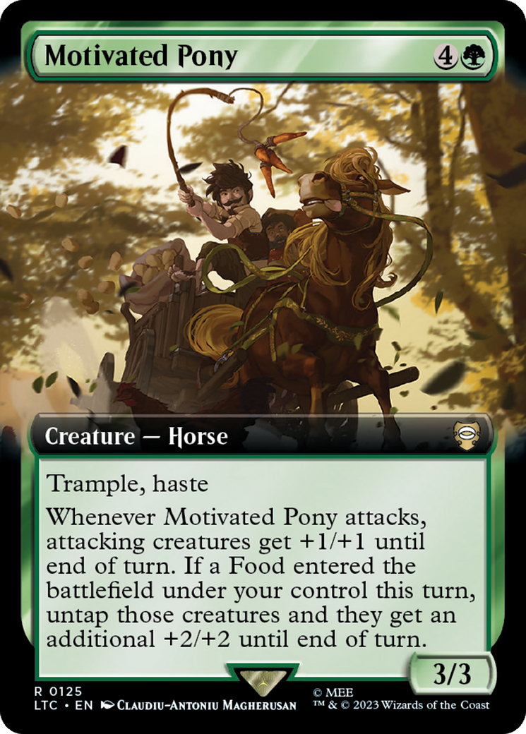 Motivated Pony (Extended Art) [The Lord of the Rings: Tales of Middle-Earth Commander] | Yard's Games Ltd