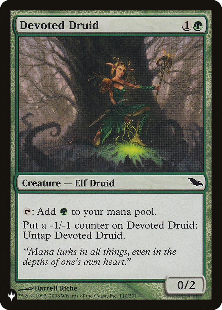 Devoted Druid (SHM) [The List Reprints] | Yard's Games Ltd