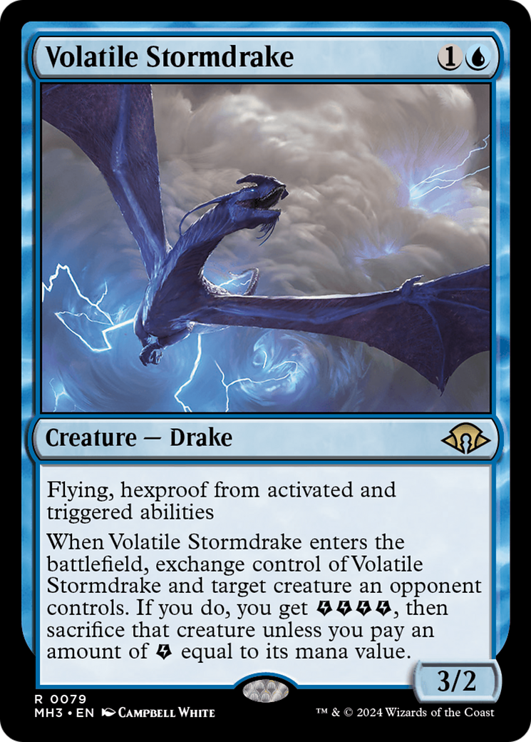 Volatile Stormdrake [Modern Horizons 3] | Yard's Games Ltd