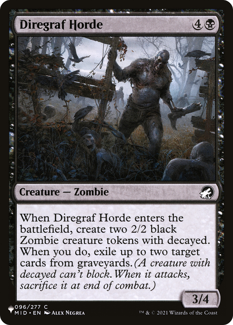 Diregraf Horde [The List Reprints] | Yard's Games Ltd