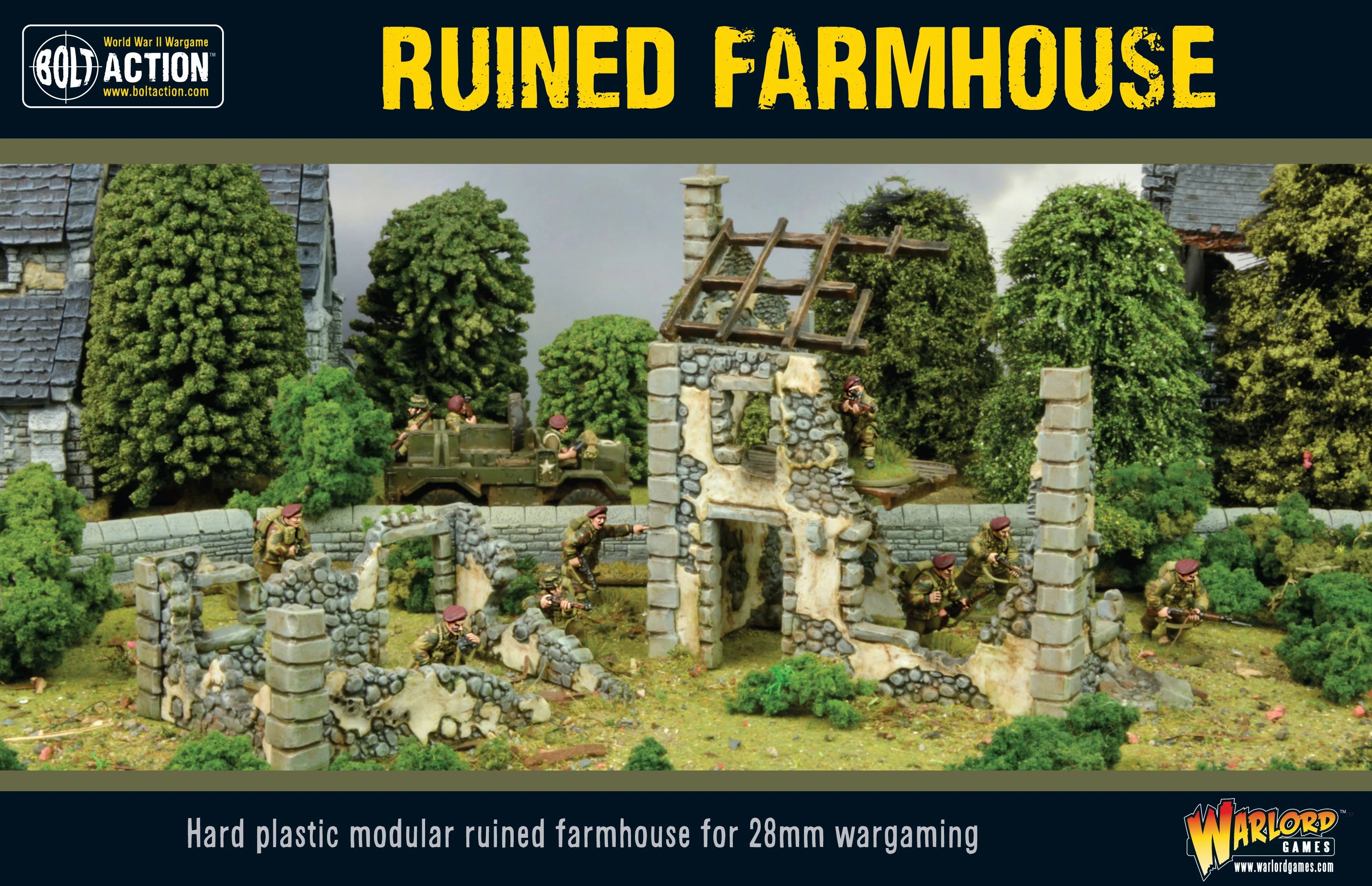 Bolt Action: Ruined Farmhouse [New] | Yard's Games Ltd