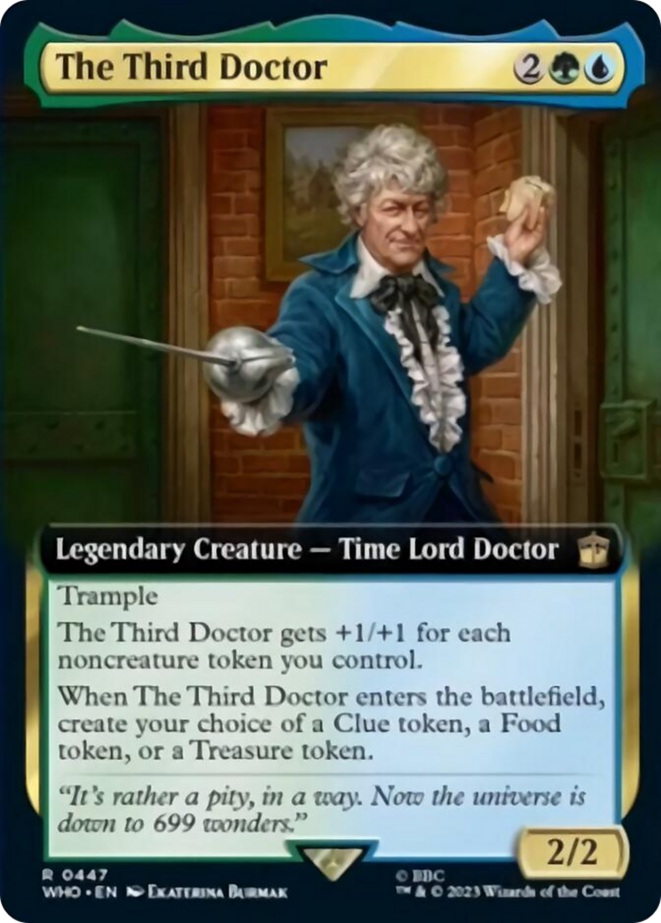 The Third Doctor (Extended Art) [Doctor Who] | Yard's Games Ltd