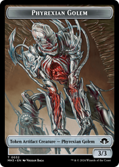 Phyrexian Germ // Phyrexian Golem Double-Sided Token [Modern Horizons 3 Tokens] | Yard's Games Ltd