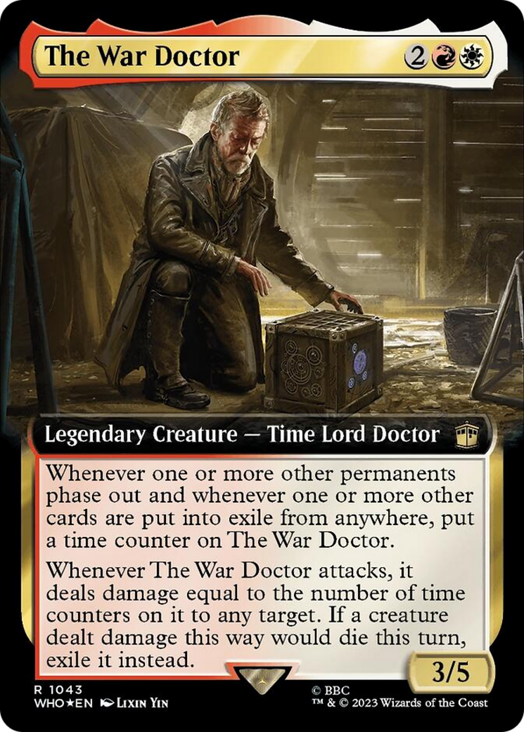 The War Doctor (Extended Art) (Surge Foil) [Doctor Who] | Yard's Games Ltd