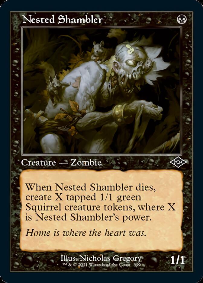 Nested Shambler (Retro Foil Etched) [Modern Horizons 2] | Yard's Games Ltd