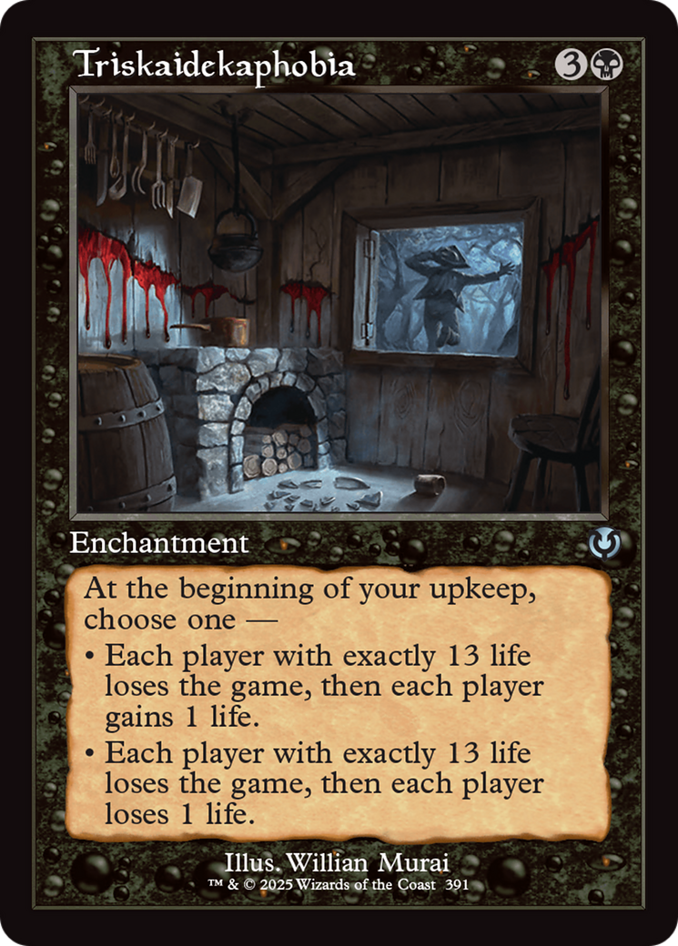 Triskaidekaphobia (Retro Frame) [Innistrad Remastered] | Yard's Games Ltd