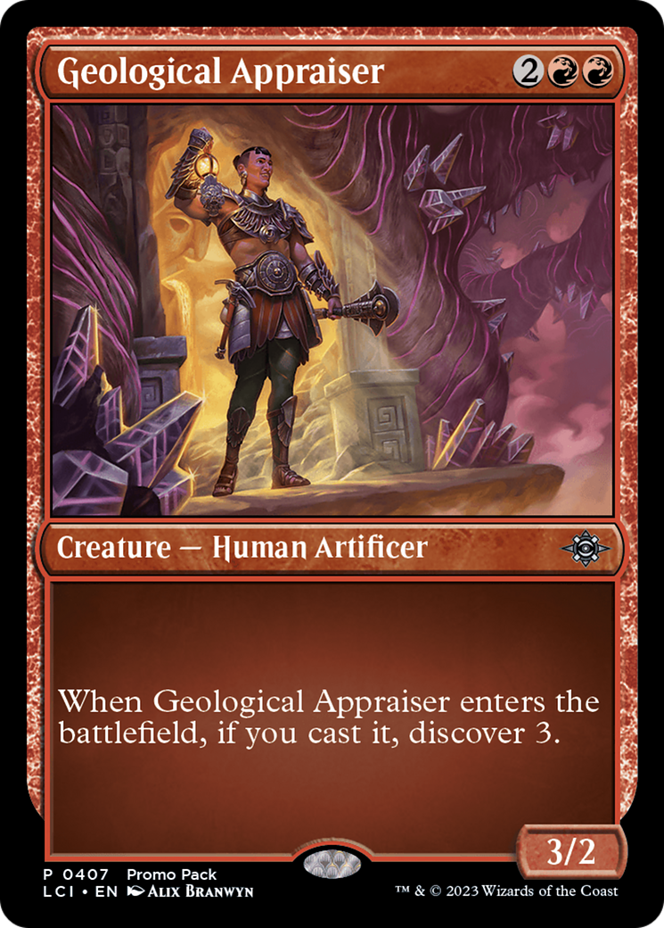 Geological Appraiser [The Lost Caverns of Ixalan Promos] | Yard's Games Ltd