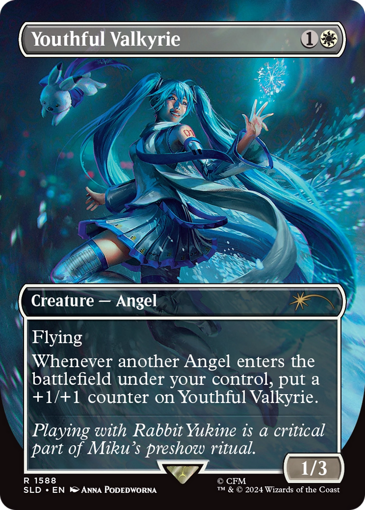 Youthful Valkyrie (Rainbow Foil) [Secret Lair Drop Series] | Yard's Games Ltd