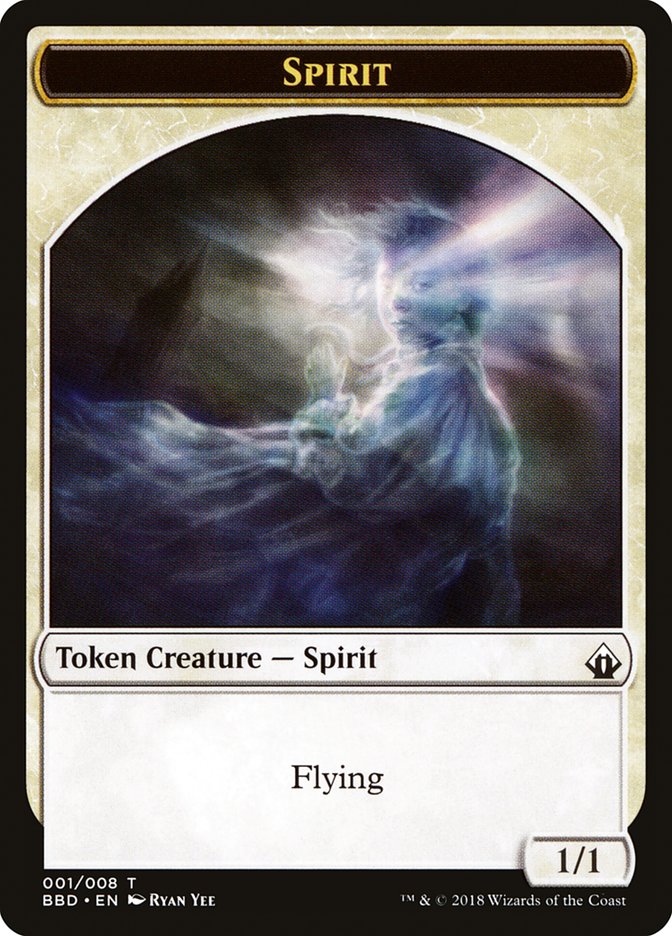 Spirit Token [Battlebond Tokens] | Yard's Games Ltd