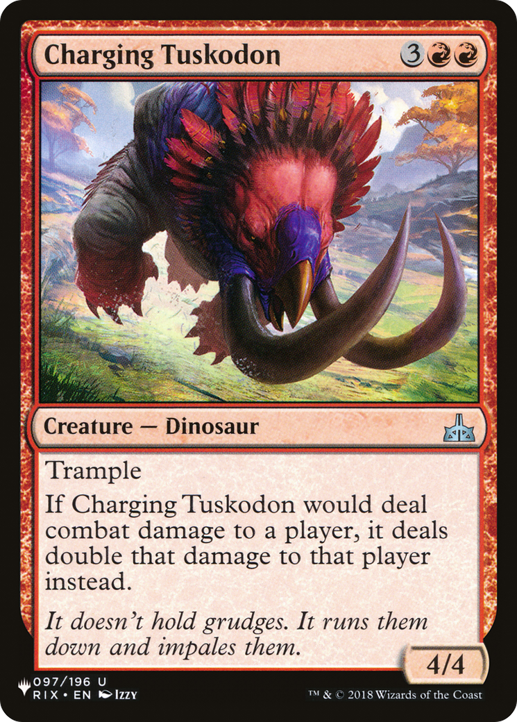 Charging Tuskodon [The List] | Yard's Games Ltd