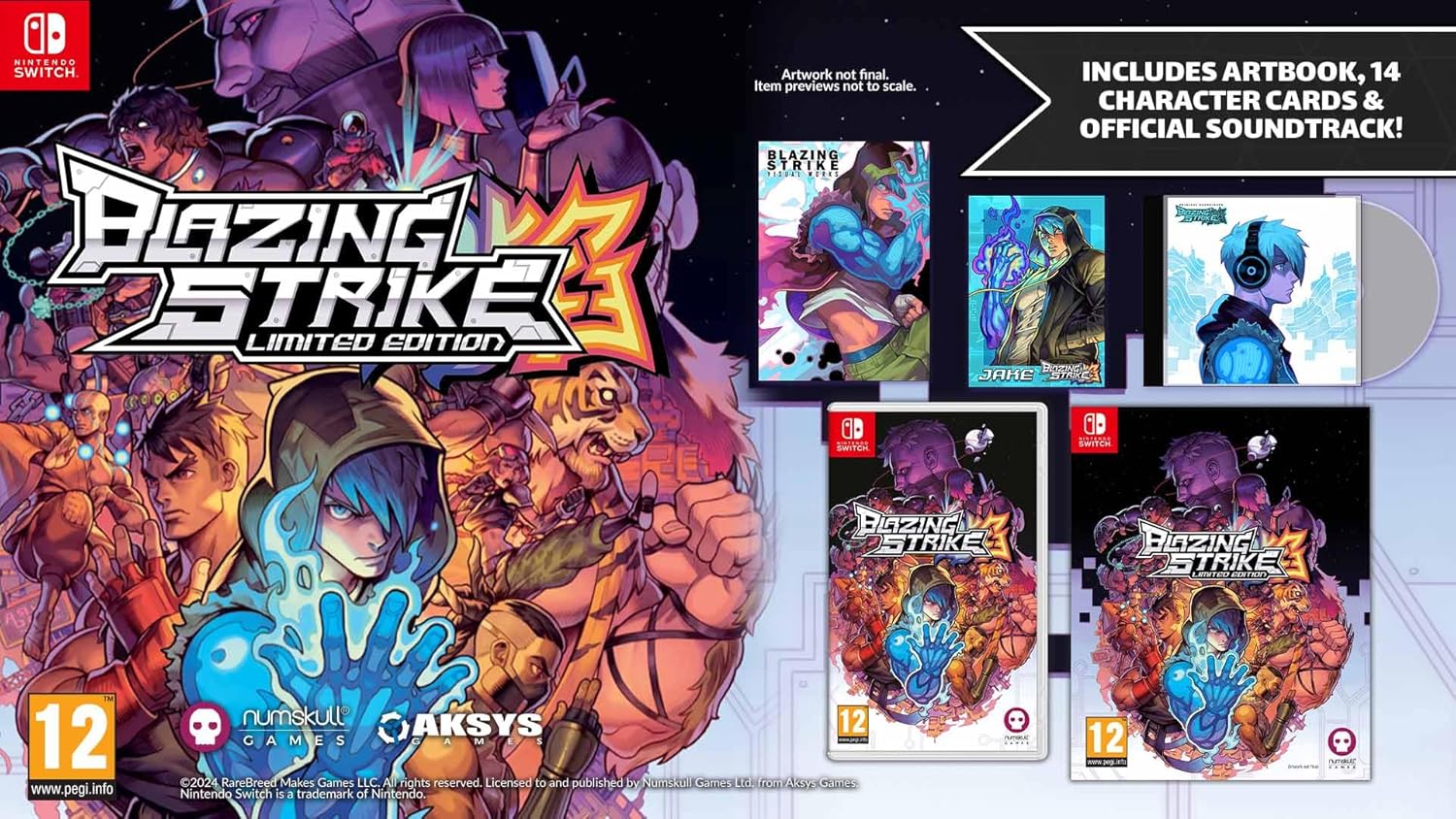 Blazing Strike Limited Edition - Switch [New] | Yard's Games Ltd