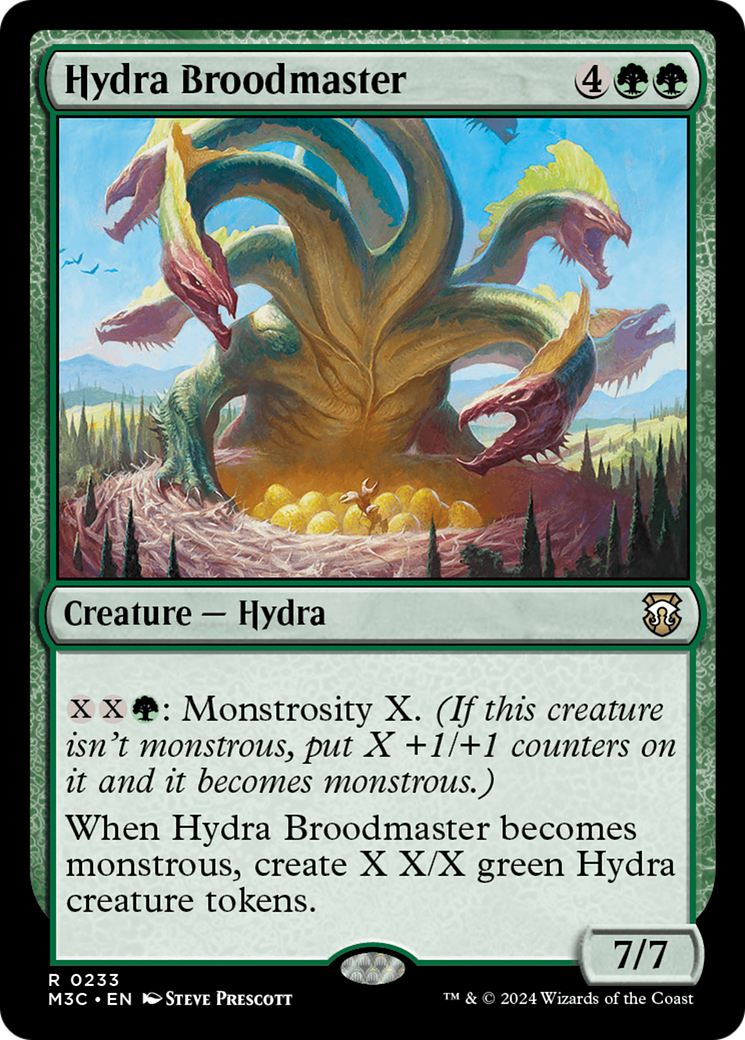 Hydra Broodmaster (Ripple Foil) [Modern Horizons 3 Commander] | Yard's Games Ltd