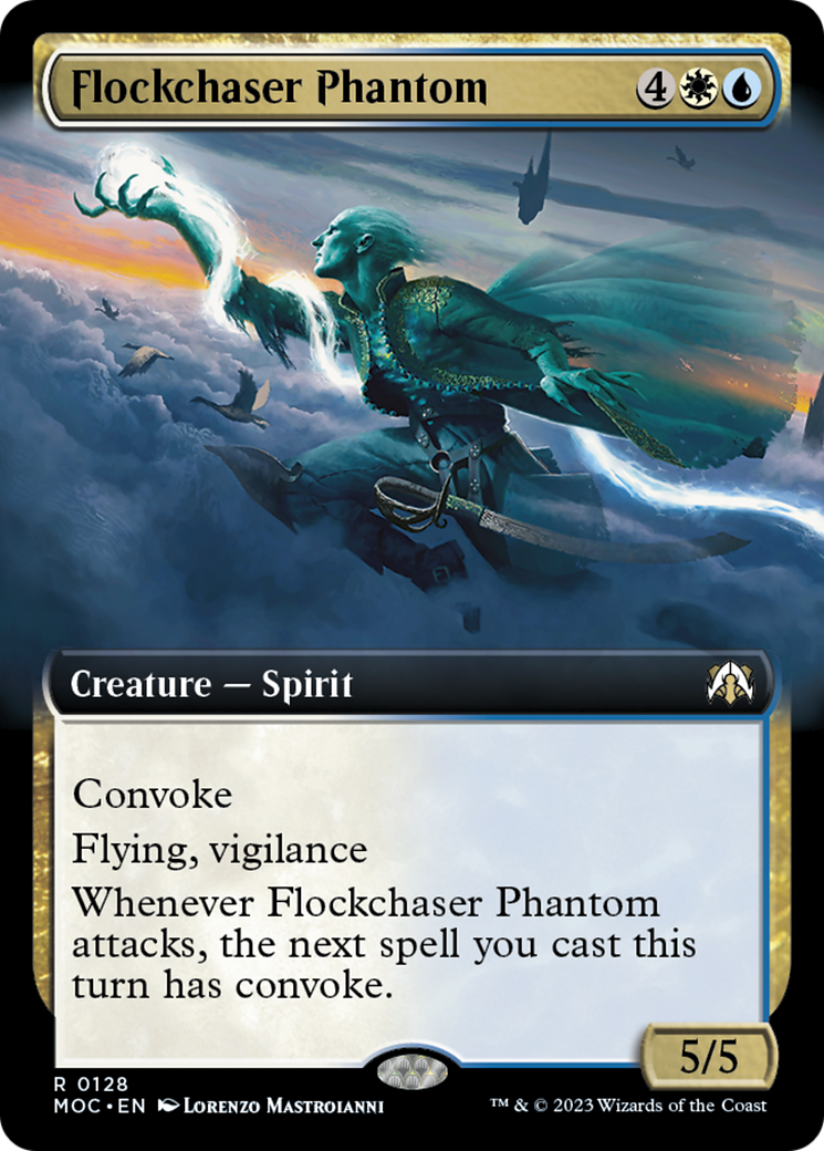 Flockchaser Phantom (Extended Art) [March of the Machine Commander] | Yard's Games Ltd