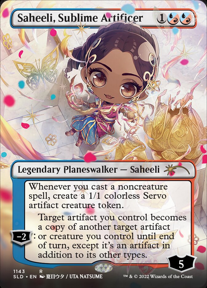 Saheeli, Sublime Artificer (Borderless) [Secret Lair Drop Series] | Yard's Games Ltd