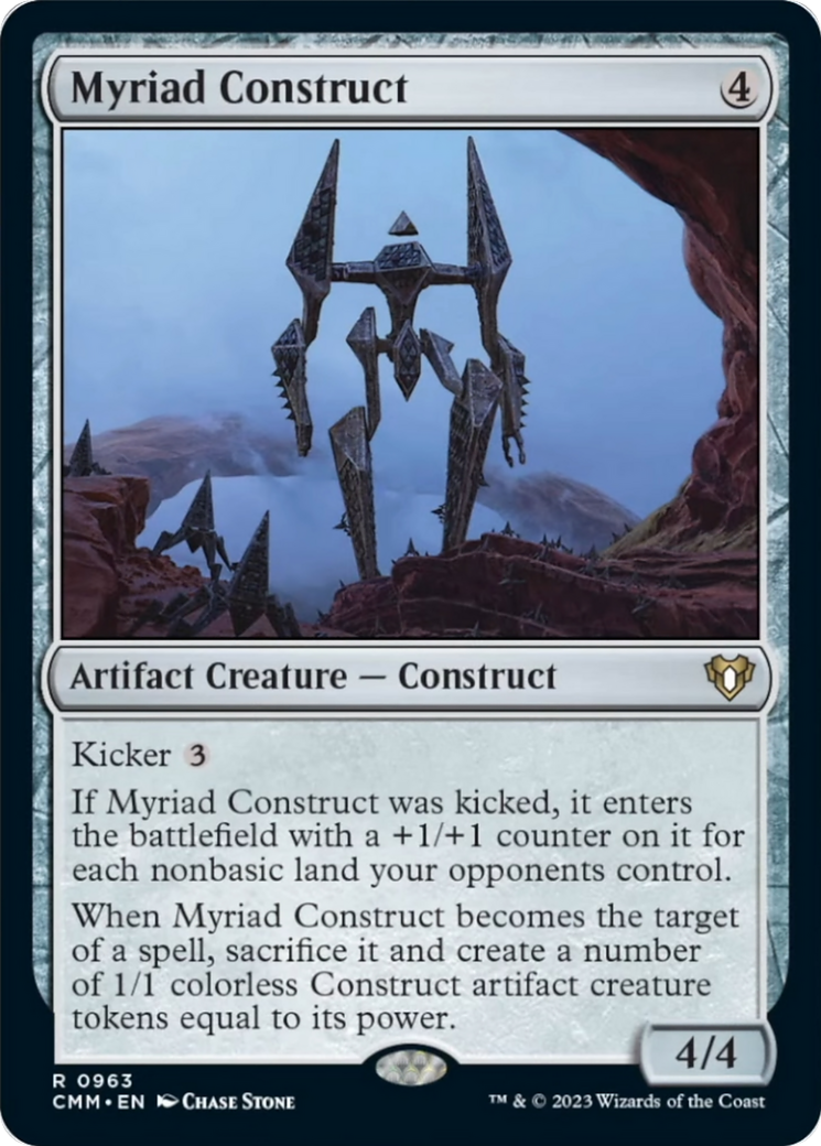 Myriad Construct [Commander Masters] | Yard's Games Ltd