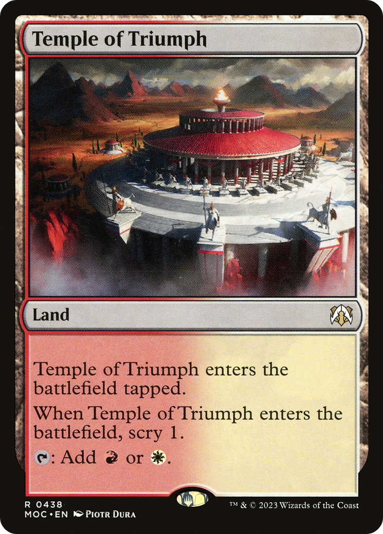 Temple of Triumph [March of the Machine Commander] | Yard's Games Ltd