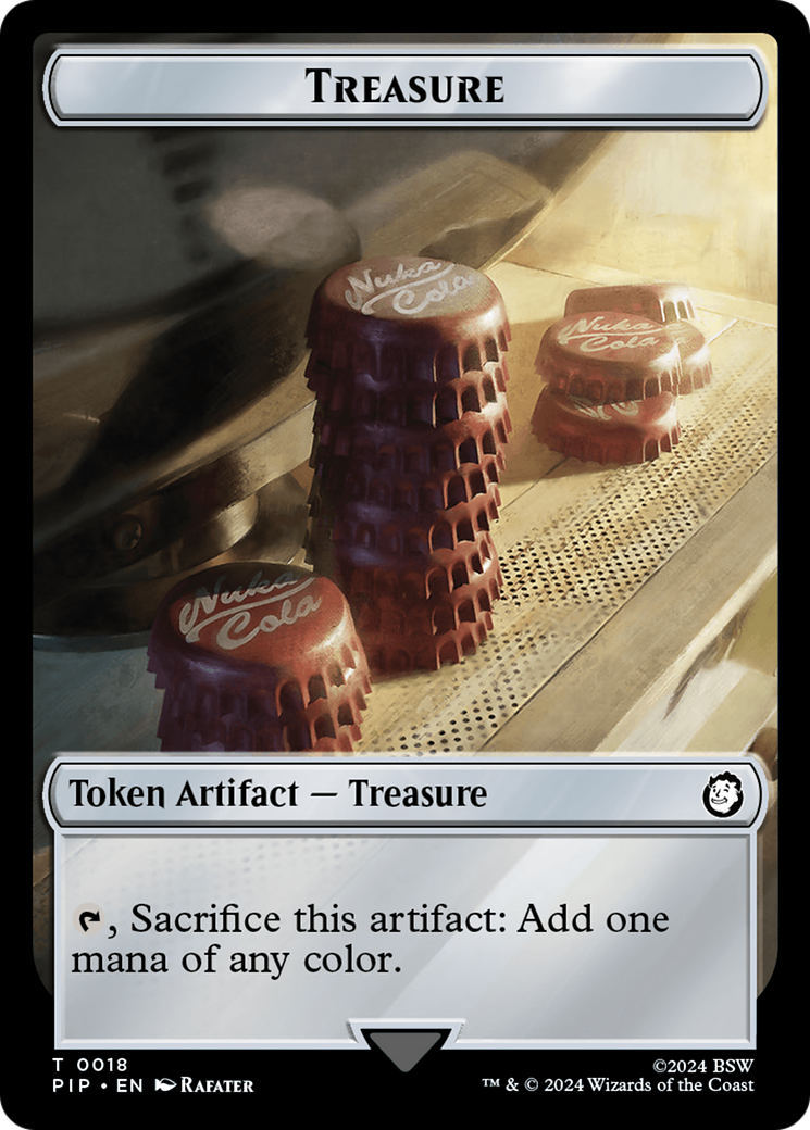 Junk // Treasure Double-Sided Token [Fallout Tokens] | Yard's Games Ltd