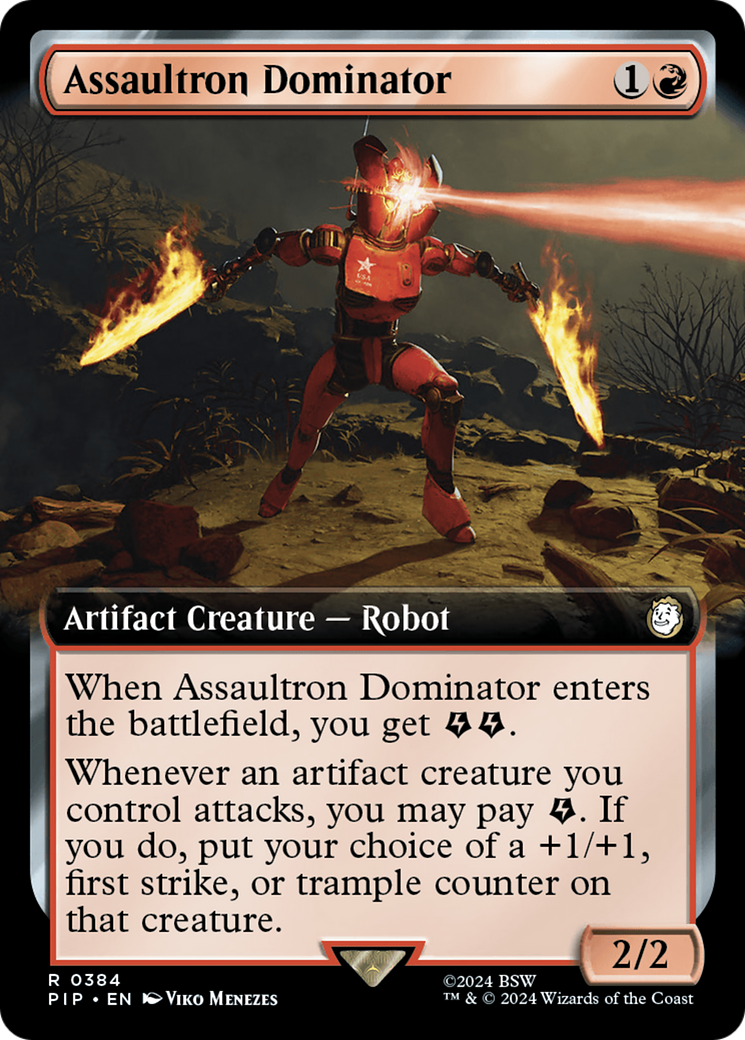 Assaultron Dominator (Extended Art) [Fallout] | Yard's Games Ltd