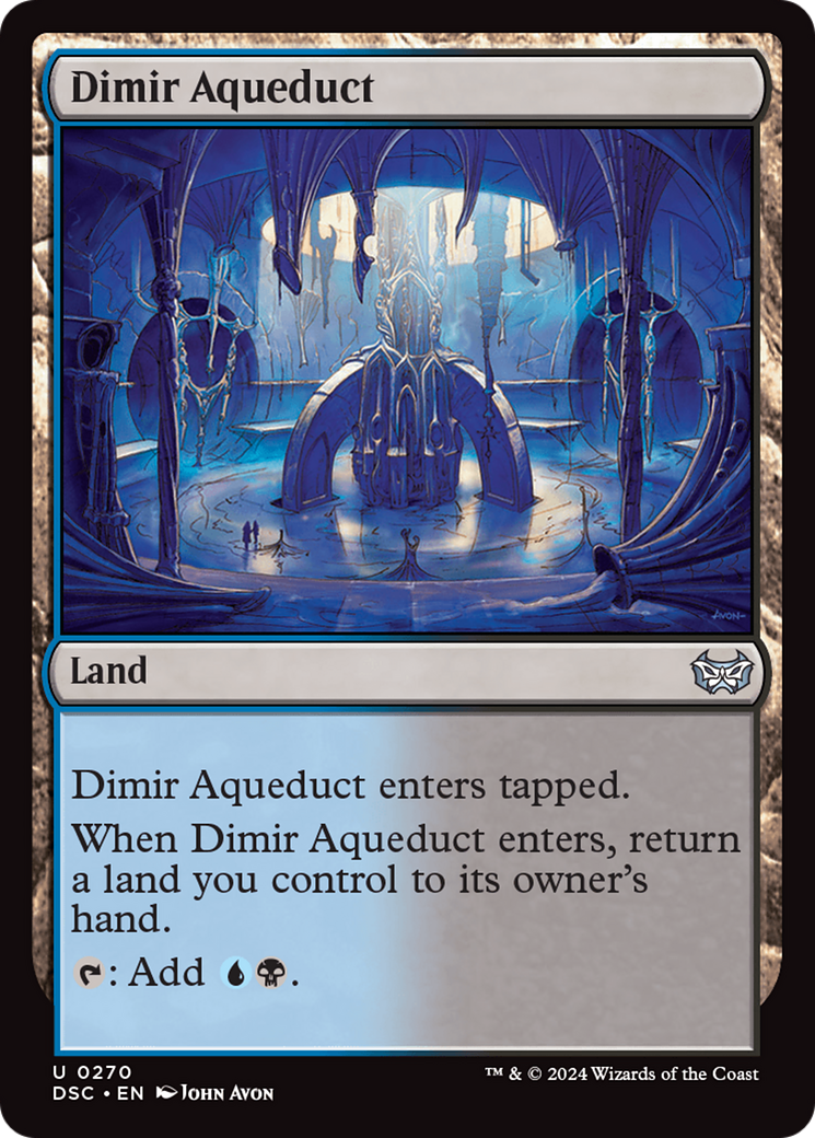 Dimir Aqueduct [Duskmourn: House of Horror Commander] | Yard's Games Ltd