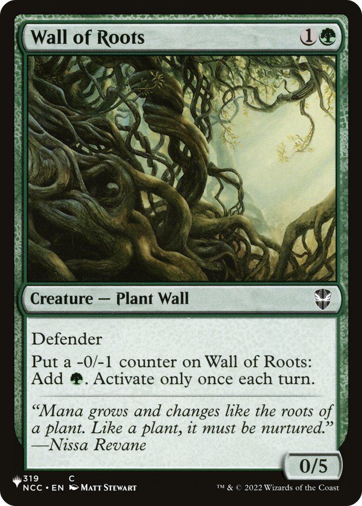 Wall of Roots [The List Reprints] | Yard's Games Ltd