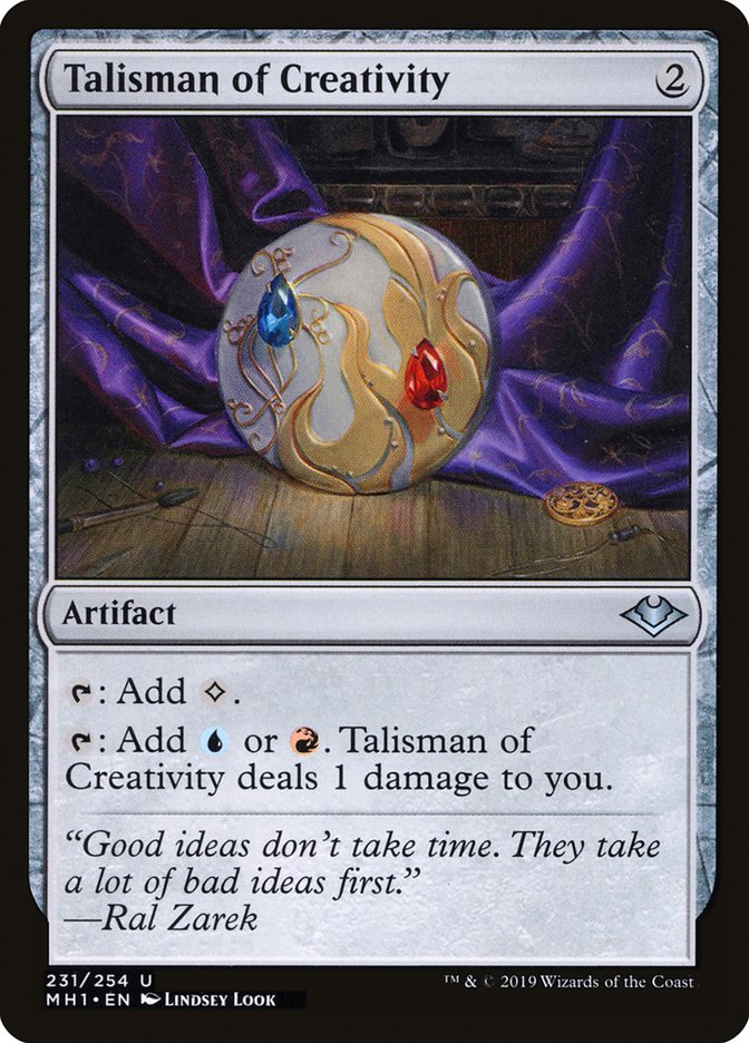 Talisman of Creativity [Modern Horizons] | Yard's Games Ltd