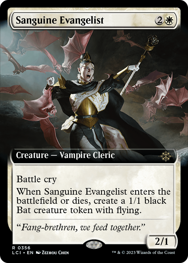 Sanguine Evangelist (Extended Art) [The Lost Caverns of Ixalan] | Yard's Games Ltd