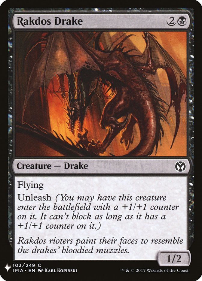 Rakdos Drake [Mystery Booster] | Yard's Games Ltd