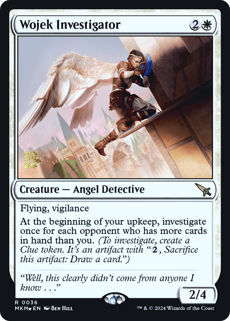 Wojek Investigator [Murders at Karlov Manor Prerelease Promos] | Yard's Games Ltd