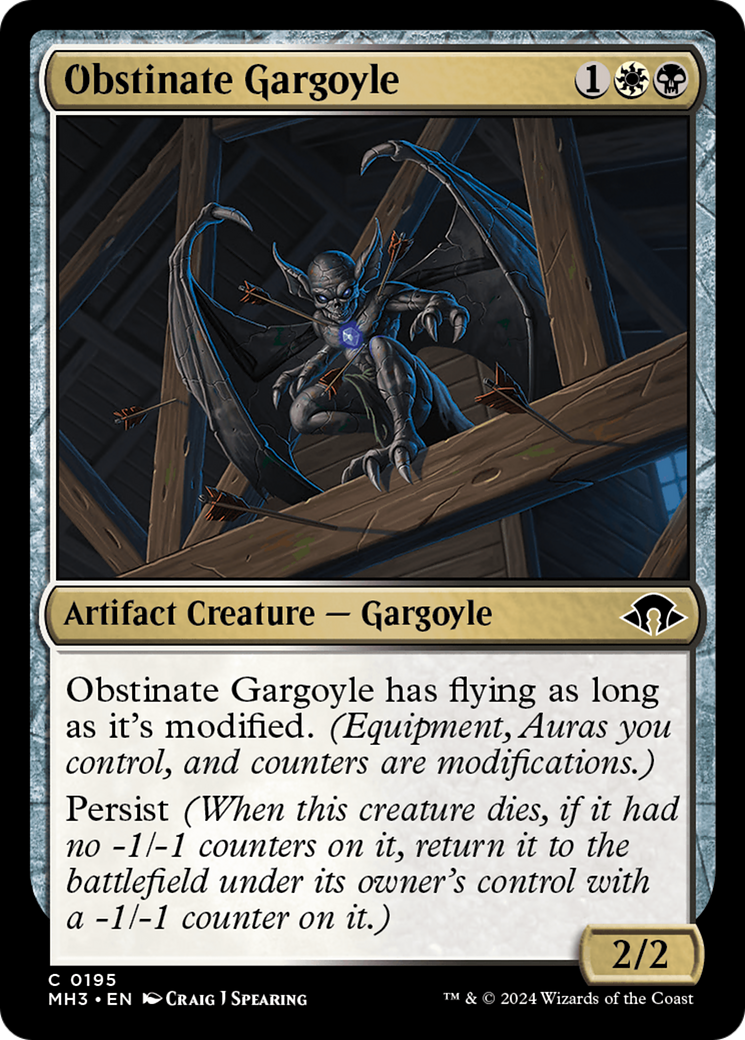 Obstinate Gargoyle [Modern Horizons 3] | Yard's Games Ltd