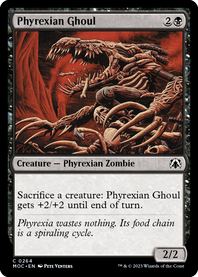 Phyrexian Ghoul [March of the Machine Commander] | Yard's Games Ltd