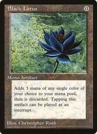 Black Lotus (Oversized) [Oversize Cards] | Yard's Games Ltd