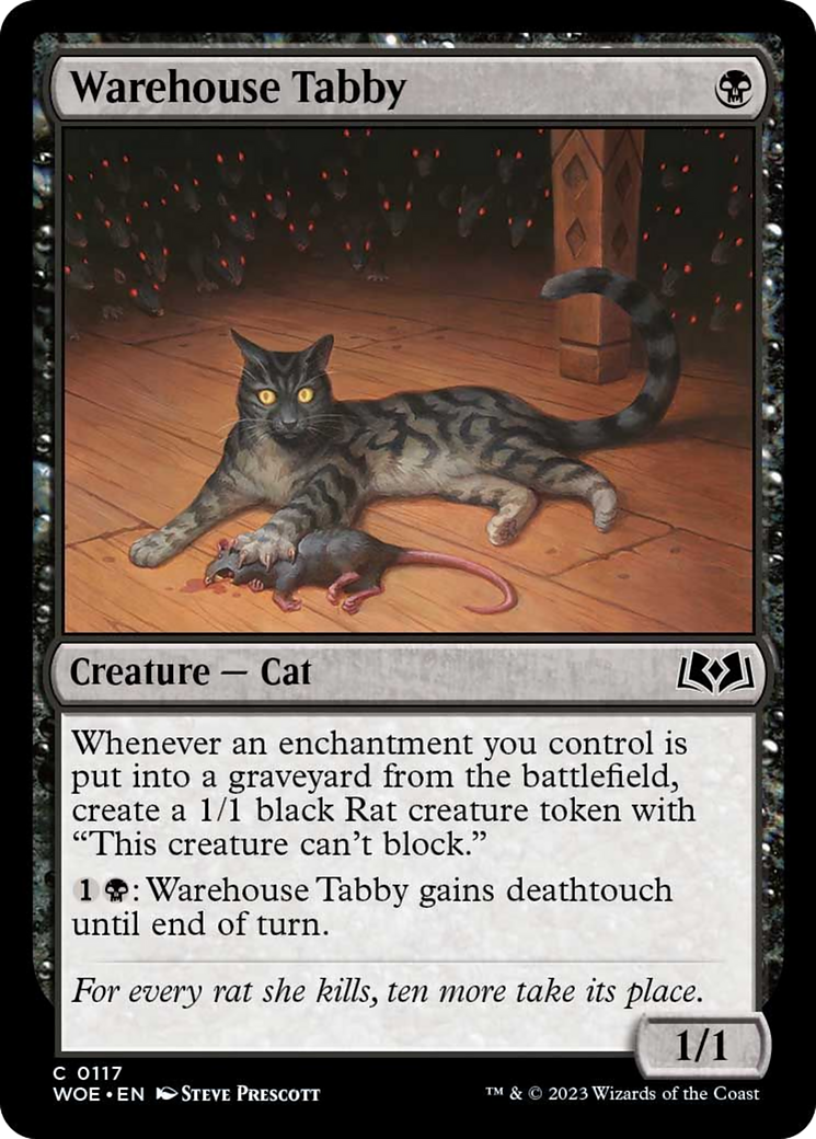 Warehouse Tabby [Wilds of Eldraine] | Yard's Games Ltd