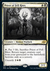 Priest of Fell Rites (Sketch) [Modern Horizons 2] | Yard's Games Ltd