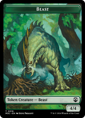 Elephant // Beast (0016) Double-Sided Token [Modern Horizons 3 Commander Tokens] | Yard's Games Ltd