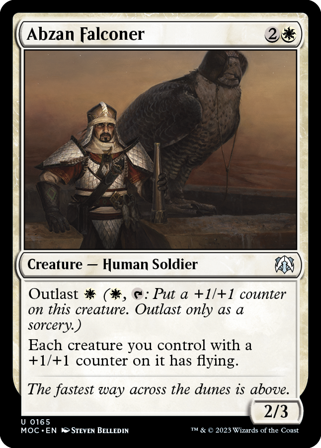 Abzan Falconer [March of the Machine Commander] | Yard's Games Ltd