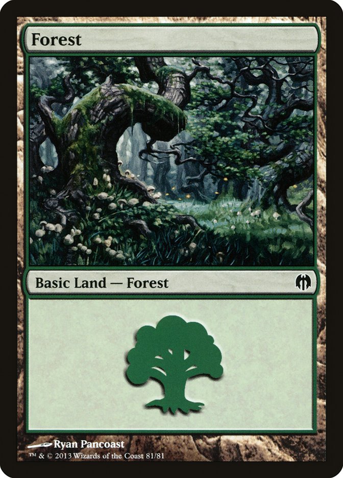 Forest (81) [Duel Decks: Heroes vs. Monsters] | Yard's Games Ltd