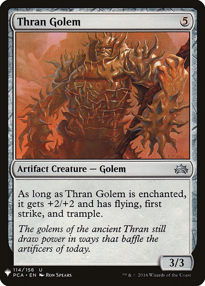 Thran Golem [Mystery Booster] | Yard's Games Ltd