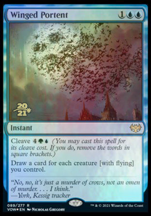 Winged Portent [Innistrad: Crimson Vow Prerelease Promos] | Yard's Games Ltd