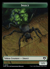 Eldrazi Spawn // Insect Double-Sided Token [Commander Masters Tokens] | Yard's Games Ltd