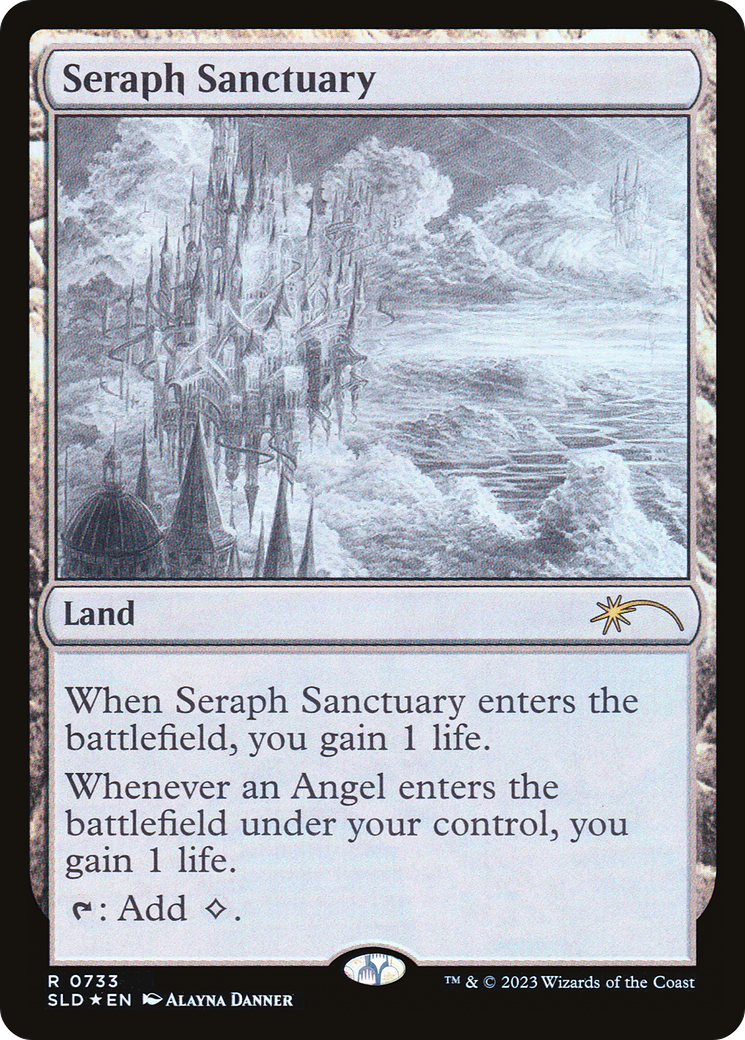 Seraph Sanctuary (Sketch) [Secret Lair Drop Promos] | Yard's Games Ltd