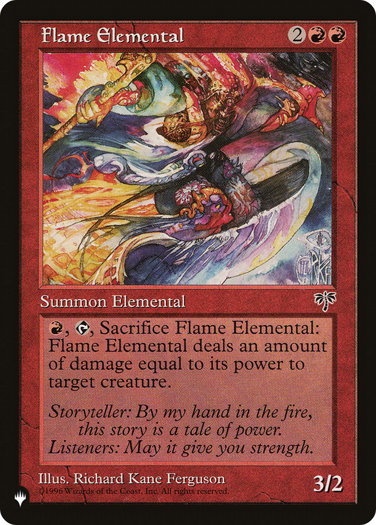 Flame Elemental [The List] | Yard's Games Ltd