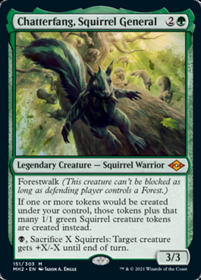 Chatterfang, Squirrel General [Modern Horizons 2] | Yard's Games Ltd