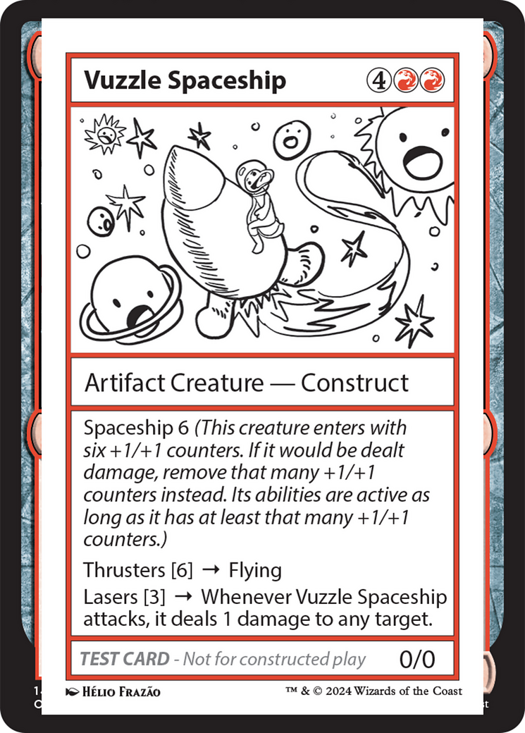 Vuzzle Spaceship [Mystery Booster 2 Playtest Cards] | Yard's Games Ltd