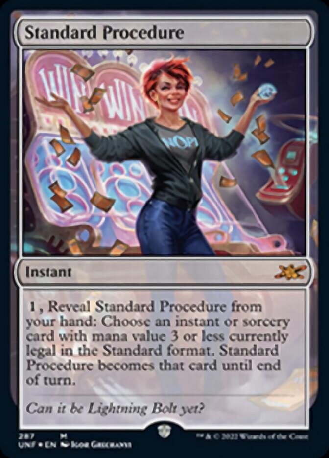 Standard Procedure (Galaxy Foil) [Unfinity] | Yard's Games Ltd