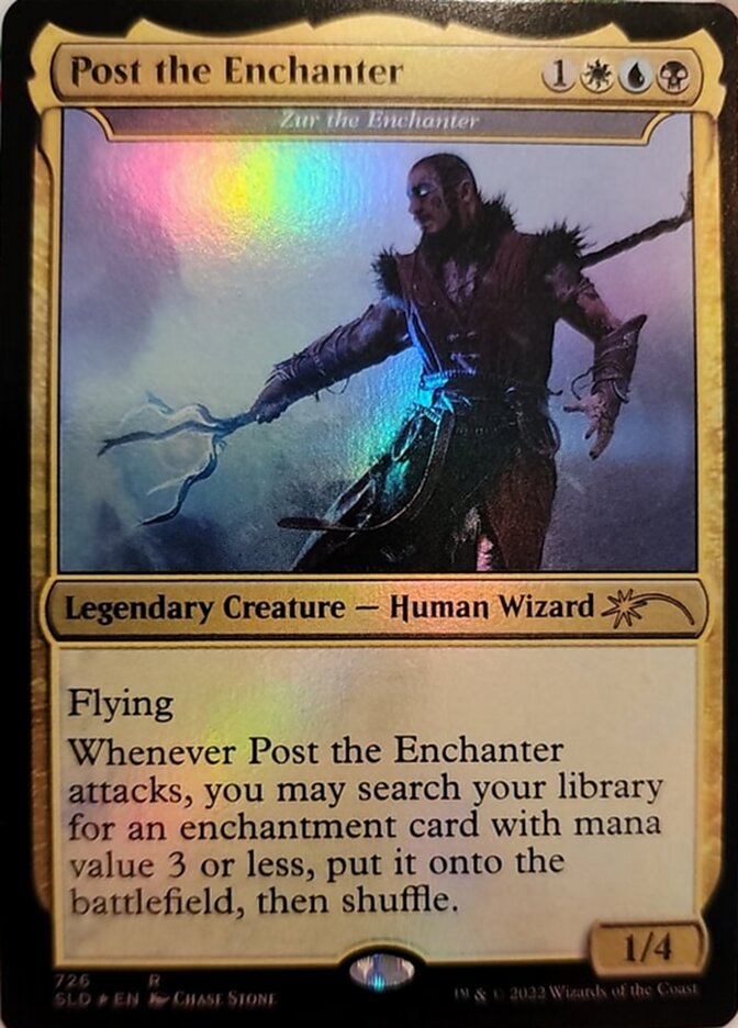 Zur the Enchanter - Post the Enchanter [Secret Lair Drop Promos] | Yard's Games Ltd