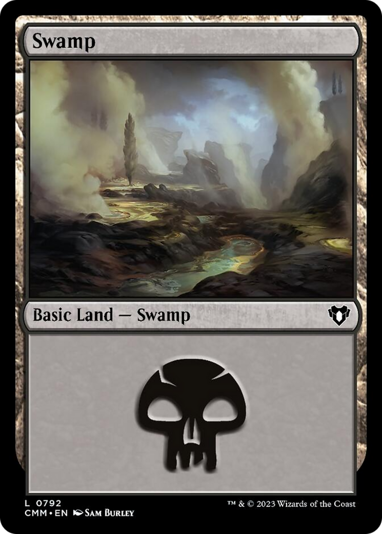 Swamp (792) [Commander Masters] | Yard's Games Ltd