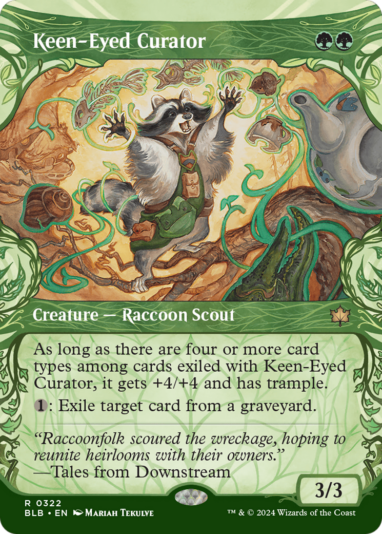 Keen-Eyed Curator (Showcase) [Bloomburrow] | Yard's Games Ltd