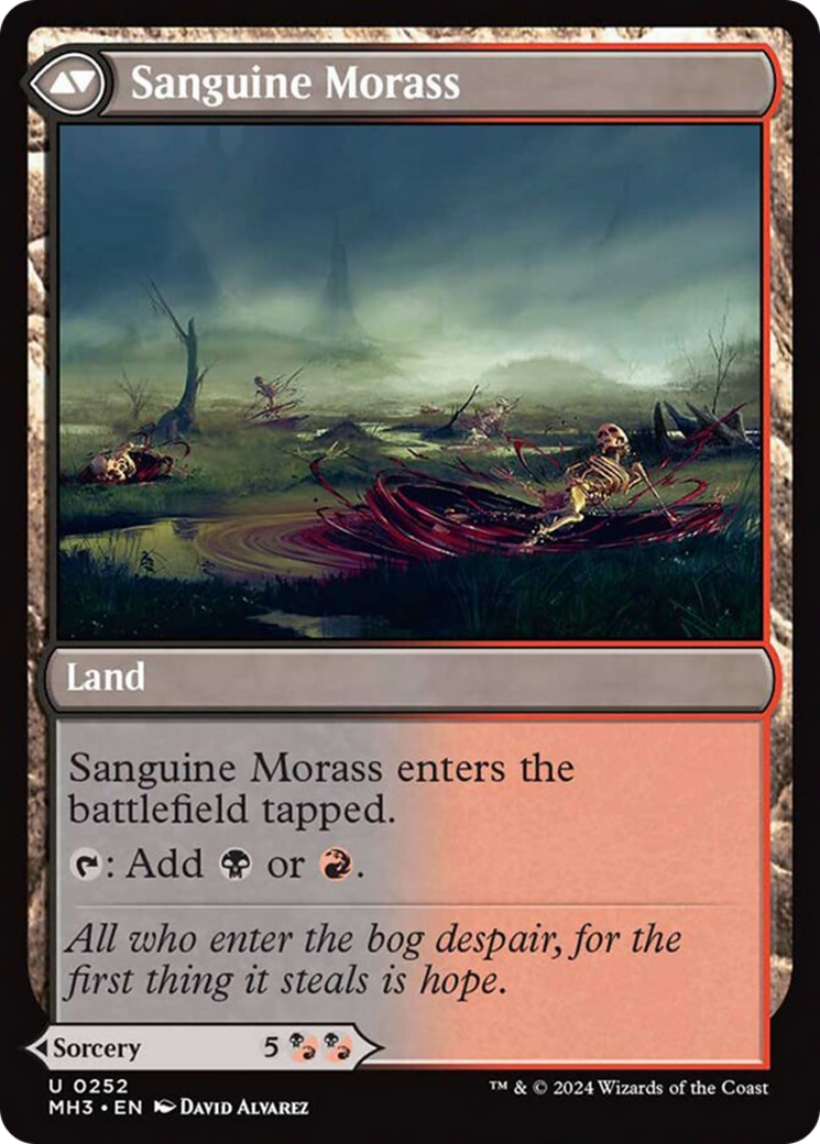 Bloodsoaked Insight // Sanguine Morass [Modern Horizons 3] | Yard's Games Ltd