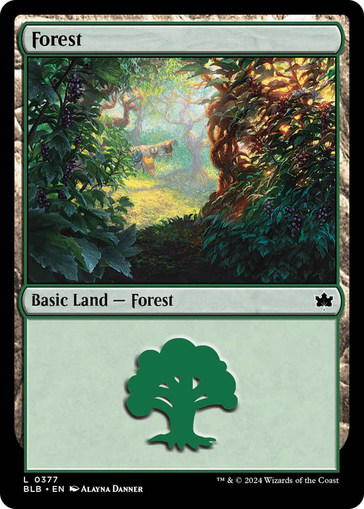 Forest (0377) [Bloomburrow] | Yard's Games Ltd