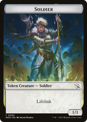 Soldier // Thopter Double-Sided Token [March of the Machine Tokens] | Yard's Games Ltd